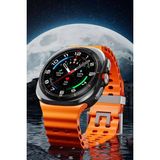 Normadia Ultra Akıllı Saat 47MM, Kablosuz Şarj, Bluetooth Çağrı, 1:1 Tasarım - Seçenek 1 - Ahşap