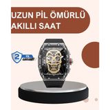 Normadia Uzun Pil Ömürlü Akıllı Saat, Günlük ve Spor Kullanımına Uygun - Seçenek 1 - Açık Bej