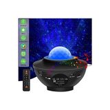 Normadia Vaelmont Projeksiyon ve Bluetooth Hoparlörlü Lazer Gece Lambası - Atmosfer Yaratıcı - Siyah