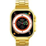 Normadia X8 Ultra Akıllı Saat, Pusula, Vücut Sıcaklığı, Nfc, Gold Kordon, Hediye - Seçenek 1 - Altın