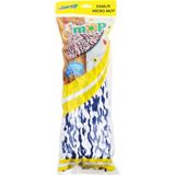 Normadia Yedek Mikrofiber Vidalı Mop Paspas Ucu, Pamuklu ve Püsküllü Temizlik Aksesuarı - Ahşap - Seçenek 1
