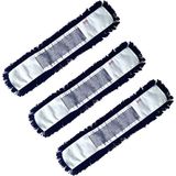 Normadia Yedek Orlon Mop 80 Cm, 3'lü Set, Temizlik Kolaylığı ve Hijyen Sağlar - Antrasit - Seçenek 1
