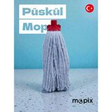 Normadia Yedek Püsküllü Pamuk Ipli Mop Seti – 3 Adet, Temizlikte Kolaylık - 1BW-Beyaz - Seçenek 1
