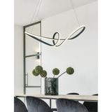 Normadia Yelken Antresit Modern LED Avize, Günışığı 4000K, Salon, Mutfak ve Çocuk Odası - Seçenek 1 - Açık Bej