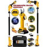 Normadia Yellows 2400 Vf 25 Ah Akülü Bağ Dal Ağaç Budama Makası ve 2.7 mt Teleskop Hediyeli - Seçenek 1
