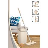 Normadia Yeni Nesil Spin Mop Tablet Temizlik Kova Seti, Pratik ve Etkili Temizlik - 1BW-Beyaz - Seçenek 1