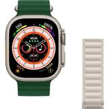 Normadia Yeni Watch 8 Ultra 49MM Amax Ultra Akıllı Saat, Nfc, Gps ve Kablosuz Şarj - Seçenek 1 - Ahşap