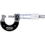 Normadia Yüksek Hassasiyetli Dijital ve Analog Mikrometre 0-25 mm Ölçüm Aracı - Seçenek 1