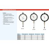 Normadia Yüksek Hassasiyetli Komparatör Saati, 0-10MM, 0,01MM Ölçüm Aralığı - Seçenek 1