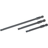 Normadia Yüksek Kaliteli 5,5 mm Uzun Düz Bits Uç (100 Mm) Seti - Seçenek 1