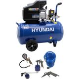 Normadia Yüksek Performanslı Hava Kompresörü 2 Hp 50 Lt + 5 Parça Aksesuar Seti