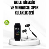 Normadia Yüksek Teknoloji Spor Bilekliği ve Bluetooth Kulaklık Seti - Seçenek 1 - Açık Bej