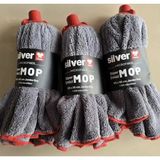 Normadia Yumuşak Mikrofiber Mop Seti, 3'lü Paket, 105X55 Cm, Temizlik Kolaylığı - Altın - Gri - Seçenek 1