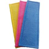 Normadia Yumuşak Peluş Mop Bezi 60 Cm, 2'li Set, Temizlik Kolaylığı Sağlar - Bebek Mavisi - Seçenek 1