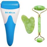 Normadia Yüz Bakım Seti: Gua Sha ve Ice Roller ile Ferahlatıcı Masaj - Ahşap - Ceviz