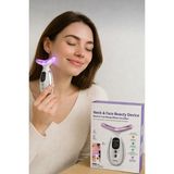 Normadia Yüz ve Boyun Için Ems Teknolojili 45° Isıtmalı LCD Gösterge Cihazı - 1BW-Beyaz
