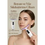 Normadia Yüz ve Boyun Kırışıklık Giderici Masaj Cihazı, Taşınabilir ve Şarjlı - 1BW-Beyaz