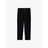Normal Bel Düz Paça Kemer Detaylı Slim Fit Cigarette Pantolon