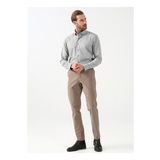 Normal Bel Normal Paça Slim Fit Bej Erkek Pantolon Pn2020500517