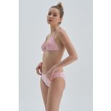Normal Bel Pembe Bikini Alt