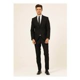 Normal Bel Slim Fit Siyah Erkek Takım Elbise Tk1001100117