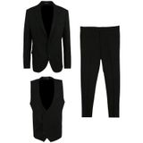 Normal Bel Slim Fit Siyah Erkek Takim Elbise Tk1001100119