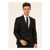 Normal Bel Slim Fit Siyah Erkek Takım Elbise Tk1020000244