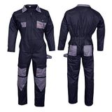 NORMAN Siyah Erkek Tulum Montaj Kıyafeti Tulum Mağaza Mekanik İş için - Siyah, XL, Siyah, XL