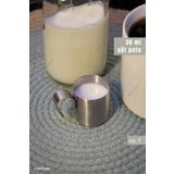 NORREN 304 Paslanmaz Çelik Mini Sütlük No.1 - 30 ml | Küçük Krema ve Süt Potu | Pitcher | Süt Sunum Kabı