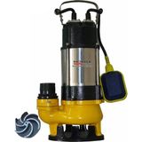 Nortek 1 Hp 220V Kırıcılı Parçalayıcılı Açık Fanlı Foseptik Pis Atık Su Drenaj Dalgıç Pompa 2" Çıkışlı
