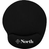 North AirFly Bilek Destekli 21Cm Genişlik x 26Cm Yükseklik Gaming Mouse Pad, Pürüzsüz Yüzey, Kaymaz Kauçuk Taban, Yıkanabilir Malzeme, Oyun Sensörleri İçin Geliştirilmiştir, Konforlu Kullanım