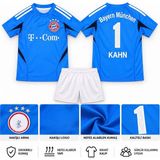 North Babıl Efsane Nostaljik Bayern München Oliver Kahn Çocuk Kaleci Forması - 13 - 14 Yaş - 003-Mavi