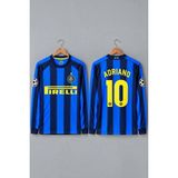 North Babıl Noreh Babıl Nostaljik Efsane Adriano Inter Uzun Kollu Forma - 01L-Lacivert