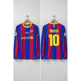 North Babıl Nostaljik Efsane Barcelona Messi Uzun Kollu Forma - XL - 003-Mavi