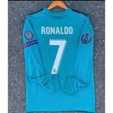 North Babıl Real Madrid Nostaljik Ronaldo Uzun Kollu Turkuaz Forma - 2XL - Turkuaz - Mavi