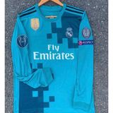 North Babıl Real Madrid Nostaljik Ronaldo Uzun Kollu Turkuaz Forma - Turkuaz - Mavi