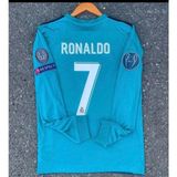 North Babıl Real Madrid Nostaljik Ronaldo Uzun Kollu Turkuaz Forma - XL - Turkuaz - Mavi