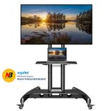 North Bayou AVA1500-60-1P LCD LED OLED Plazma Düz Panel Ekranlar için 32-75 inch TUV Sertifikalı Tekerlekli Profosyonel TV Sehpası