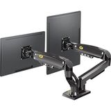 North Bayou Nb F160 17-27\" Çift Kol 2-9 kg Amortisörlü Monitör Standı - Siyah