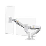 North Bayou NB F160 Ergonomic Çift Kol 2-9 kg Kapasiteli Yeni Nesil Profosyonel Monitör Standı (Beyaz)