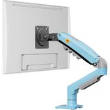North Bayou NB F80 17"-30" Amortisörlü 2-9 kg Monitör Standı Yeni Versiyon (Gulf Blue) (Mavi)