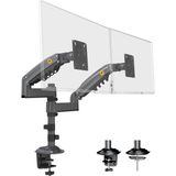 North Bayou Nb H180 17-27" Çift Kol 2-9 kg Amortisörlü Monitör Standı (Beyaz)
