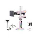 North Bayou Nb J7 Profesyonel Rgb Aydınlatmalı 32-60 Inç Amortisörlü Oyuncu Monitör Kolu Pembe (2-20 Kg)