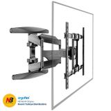 North Bayou NB P65 Ergonomic Ultra Ince 55"–85" Uyumlu Profosyonel Büyük Ekranlar İçin Hareketli Tv Askı Aparatı