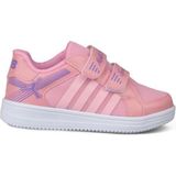 North Blue Pembe - Nort Blue Çocuk Anatomik Taban Ortopedik Cırtlı Spor Ayakkabı