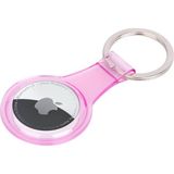North Kingdom zore Airtag 07 Uyumlu Silikon Anahtarlık-Pembe