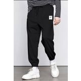 North London Erkek Siyah Oversize Kesim N/l Eşofman Altı