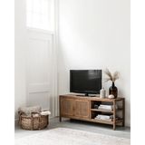 North Masif Ahşap Masif Tv Ünite - Ceviz - 180 cm