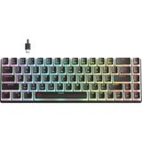 north odin pro wl68 lightcore kablosuz bluetooth rgb red switch türkçe siyah mekanik gaming klavye - Yok