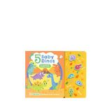 North Parade Publishing 5 Baby Dinos A Counting Sound Book Yabancı Dil Sesli Çocuk Kitabı